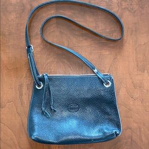 roots cross body purse